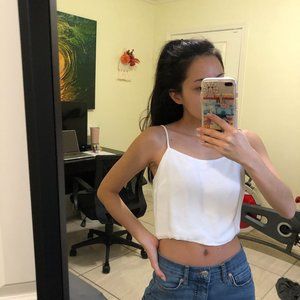 Brandy Melville Kimberly Tie Crop Top